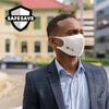 SafeSave 2x Mondkapjes Luxe Lederen armband en mondmaskerhouder | 1 Oor beschermer