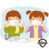 SAFESAVE mondkapje voor kinderen: 4 - 7 jaar - 3 stuks