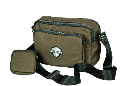 Schoudertas SafeSave – schoudertas – SafeSave – tas – groen